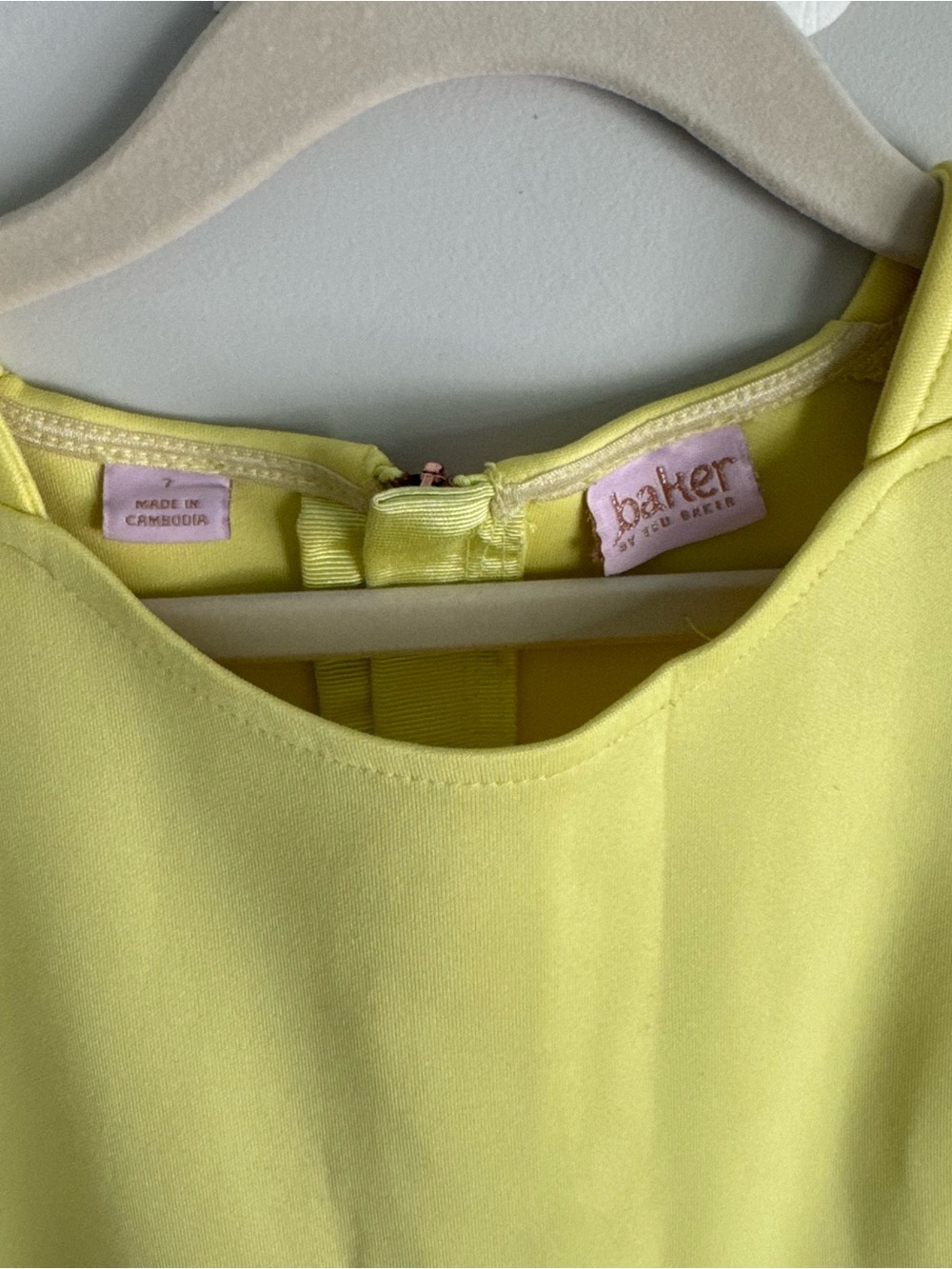 Ted Baker Girls Yellow Fit & Flare Sleeveless Dress - Picture 3 of 6